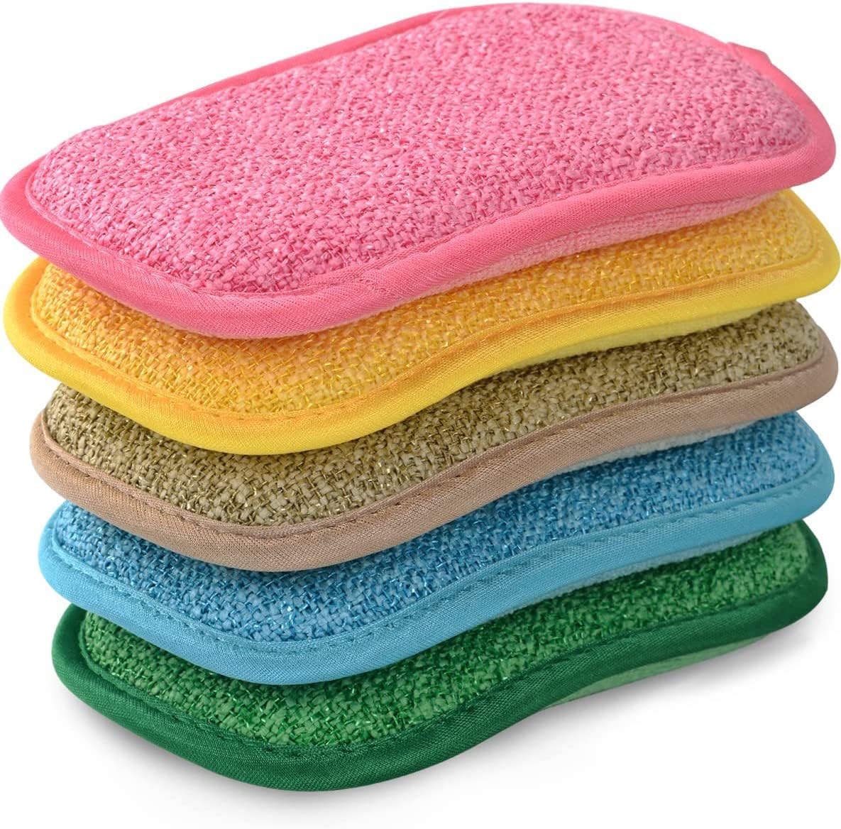 Double Sided Kitchen Cleaning Magic Sponge Kitchen Cleaning Sponge Scrubber  Spon